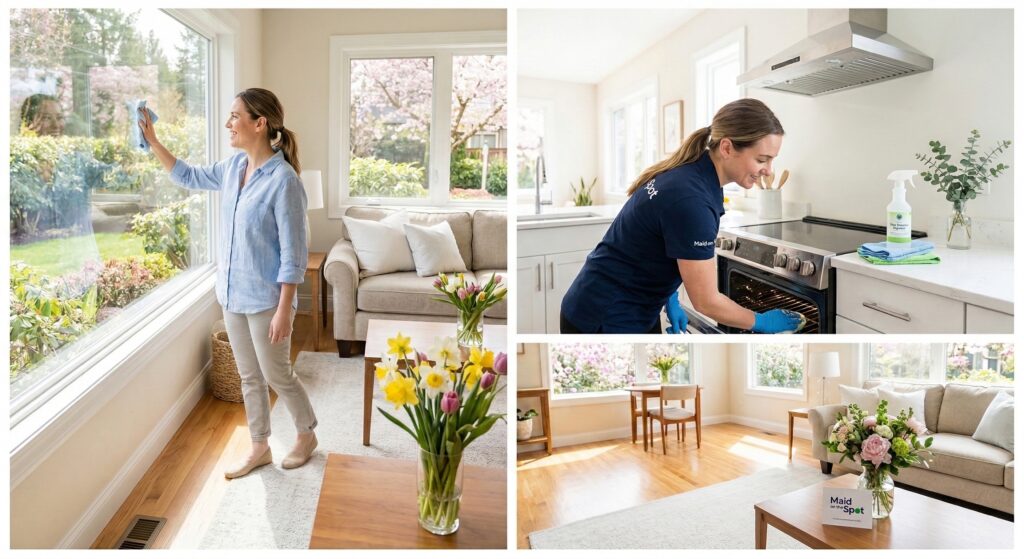 Maid on the Spot Spring Deep Cleaning Pittsburgh PA Residential House Cleaning Maid Service